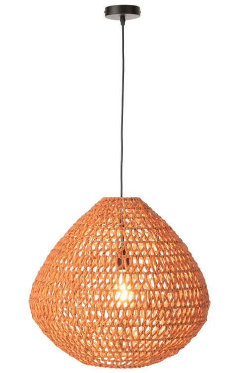 J-Line hanglamp Getwist - metaal - oranje