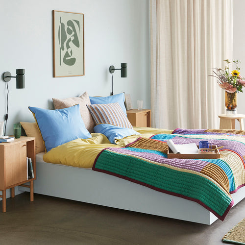 Hübsch beddengoed Aki - katoen - 80x80, 140x220cm