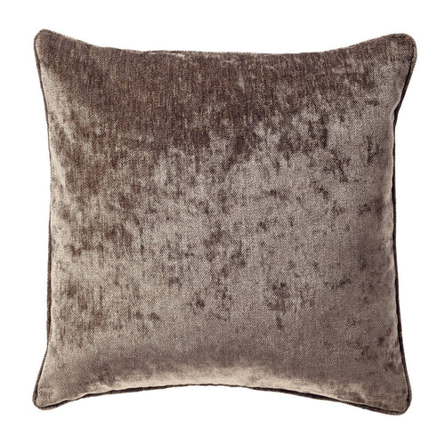 KUSSENSET - 4-delig - Velvet Elegance - 45x45 cm - inclusief binnenkussens - antraciet, taupe