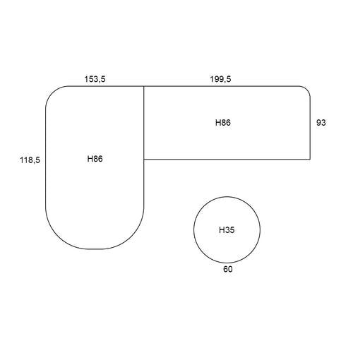 4 Seasons loungeset Sardinia latte kleurig - 3-delig - vtwonen shop