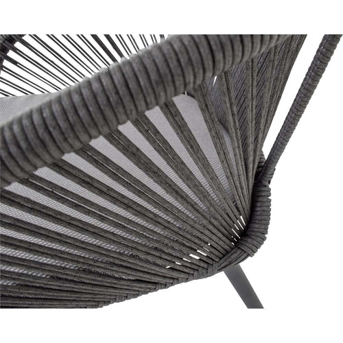 Lesli Living bistrostoel Hirado - grijs - 56,5x60x74cm