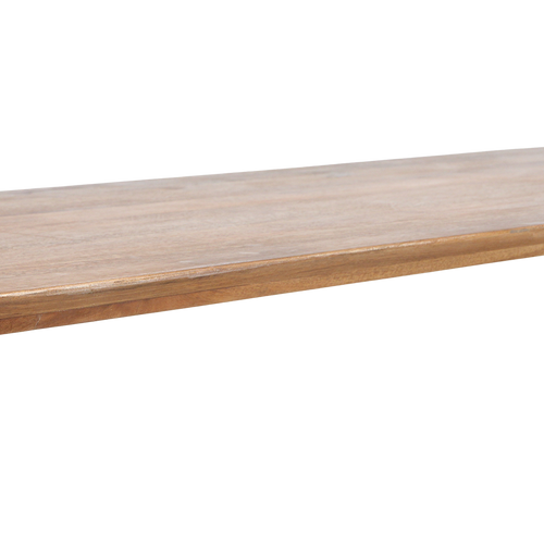 Raw Materials eettafel Bullnose mix base - 200 cm - Bruin - vtwonen shop