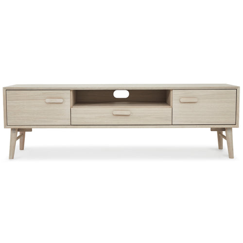 Furnhouse tv-meubel Porto - Witte olie - MDF, Eikenfineer - 42x160x50