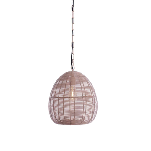 Light & Living hanglamp Oliveria - roze - Ø32cm