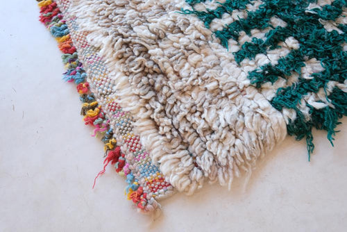 AFK Living vloerkleed Berber - handgemaakt - Wol - 87 x 176 cm