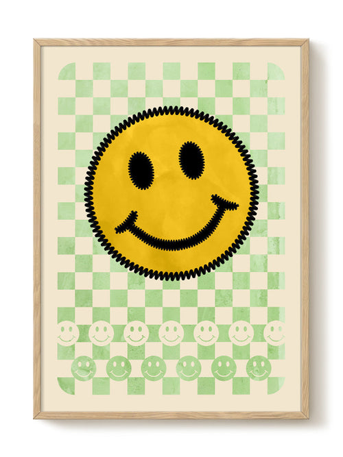 Pastel Smiles - Green - PSTR studio Kunst Poster - vtwonen shop