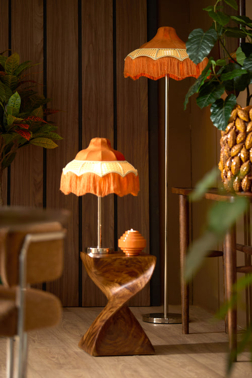 Light & Living lampenkap MIZIA - Ø45x36cm - oranje - vtwonen shop