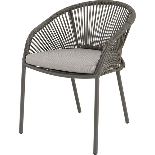 Lesli Living bistrostoel Hirado - grijs - 56,5x60x74cm