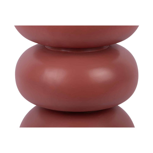 Leitmotiv kruk Curva - rood - Ø35.5cm