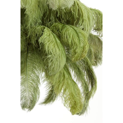 Light & Living hanglamp Feather - groen - Ø80cm - vtwonen shop