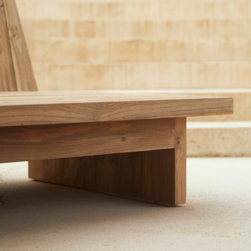 Tikamoon Tuinbank van gerecycled massief teak - Naturel - vtwonen shop