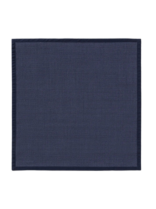 benuta sisal vloerkleed Sana - blauw - 150x150 cm