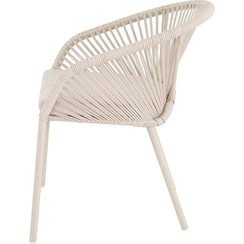 Lesli Living bistrostoel Hirado - beige - 56,5x60x74cm
