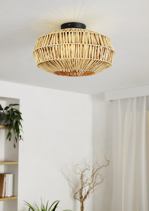 EGLO plafondlamp Sheldon - e27 - ø 38 cm  - papier