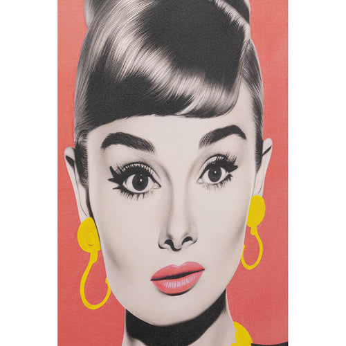 Kare Design Schilderij Diva 60x60cm brunette