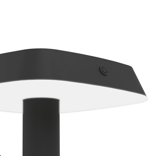 EGLO solar wandlamp buiten Dreoli - led - 21 cm - zwart/wit