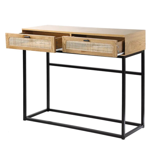 Calicosy - JAYA Design haltafel - Licht hout - 35x100x80 cm