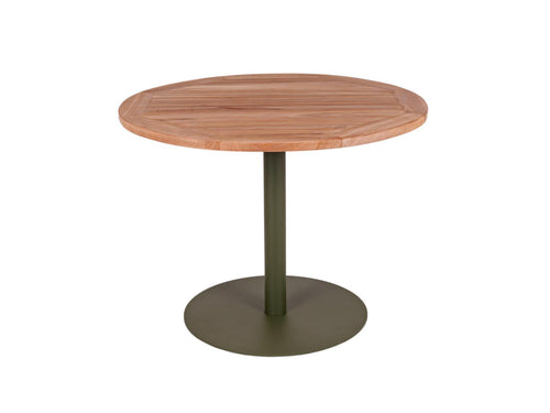 MaximaVida ronde tuintafel Java olijfgroen 100 cm- zware 55 kg uitvoering - vtwonen shop