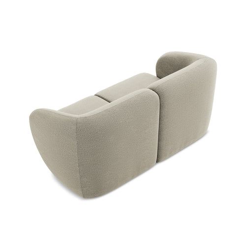LaMiaSofa Tweezits modulaire bank Cervo - bouclé - taupe - 174x94x75