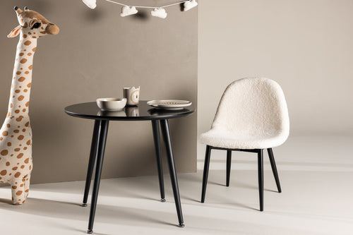 Rebellenclub Kindertafel Mäja - ø60 - Zwart - vtwonen shop