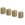 Sia Deco - Set van 4 Stripes Xs kaarsen - Goud - gouden - Paraffine - H5