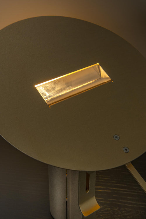 Lucide tafellamp FITS - Geïntegreerde LED - Mat Goud / Messing - vtwonen shop