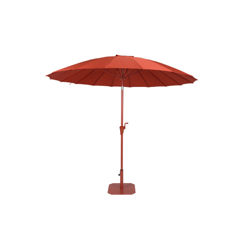 Zuiver Sunshine Parasol Set inclusief Parasolhoes en Parasolvoet Marsala Rood - vtwonen shop