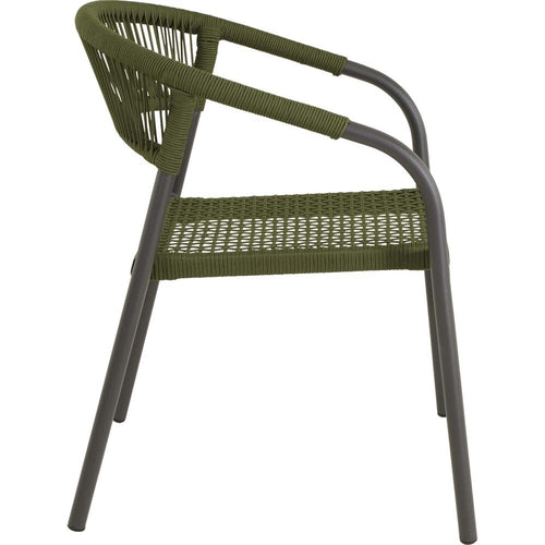 Lesli Living bistrostoel Nagano - groen - 56x63x78cm