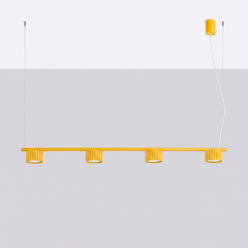 Sollux Lighting Kroonluchter AURA 4 geel Gx53 - 122x10x208cm