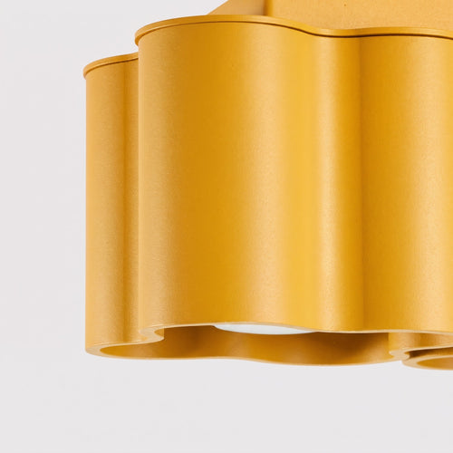 Sollux Lighting Plafondlamp OVIO 2 geel GU10 - 24,5x12x12cm