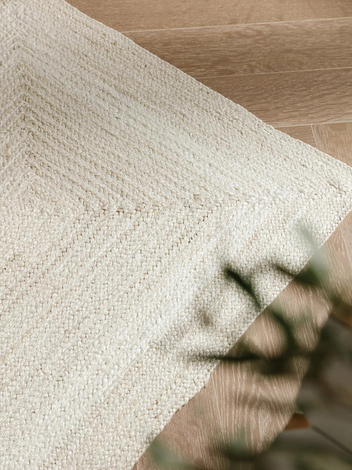 benuta jute loper Jutta - créme - 80x250 cm