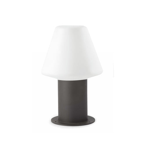 Faro Mistu Buitensokkellamp Donkergrijs 1x E27 IP44