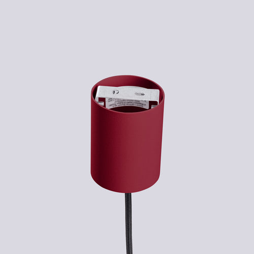 Sollux Lighting Hanglamp HALO 1 bordeauxrood - 12x12x120cm