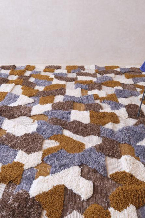 AFK Living vloerkleed Berber - handgemaakt - Wol - 455 x 327 cm