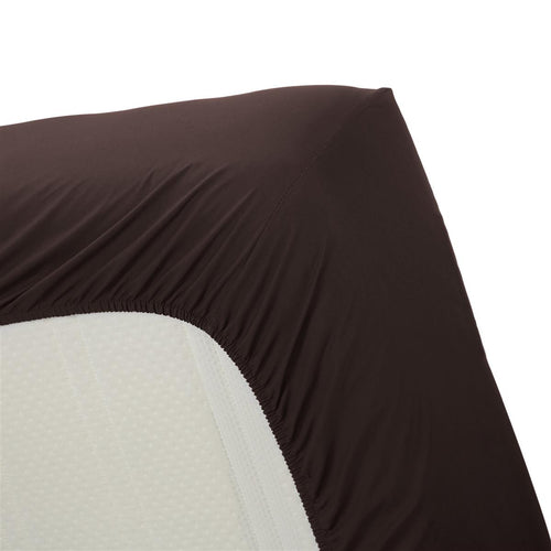 Ambiante hoeslaken Cotton Uni HL - 90x200/210 cm - bruin - vtwonen shop