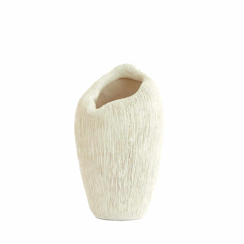 Light & Living vaas Denisa - wit - 21.5x20.5x36.5cm