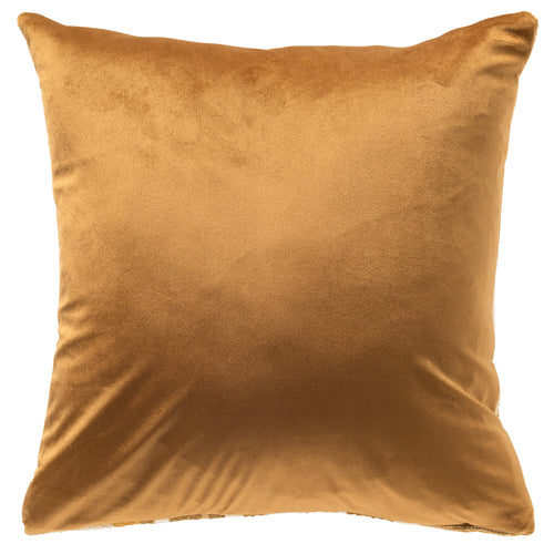 PEGGI - kussenhoes 45x45 cm - gestreept - Chai Tea - geel, bruin, beige