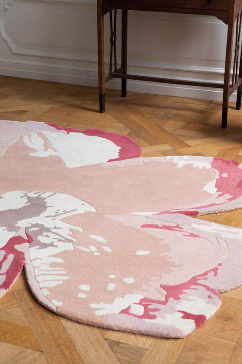 Vloerkleed Ted Baker Shaped Magnolia Light Pink 162302 200x200 cm - vtwonen shop