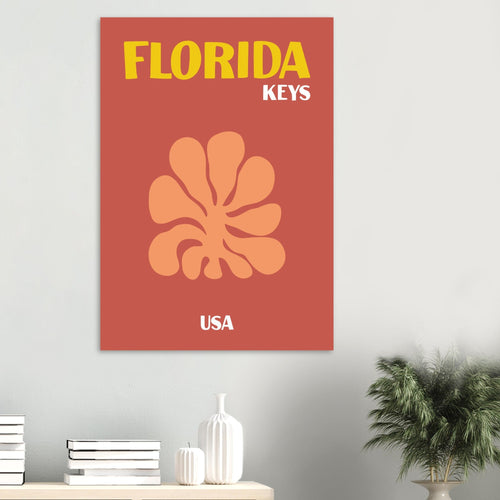 Artfulprints  USA - Florida Keys   poster 30x40 cm - vtwonen shop