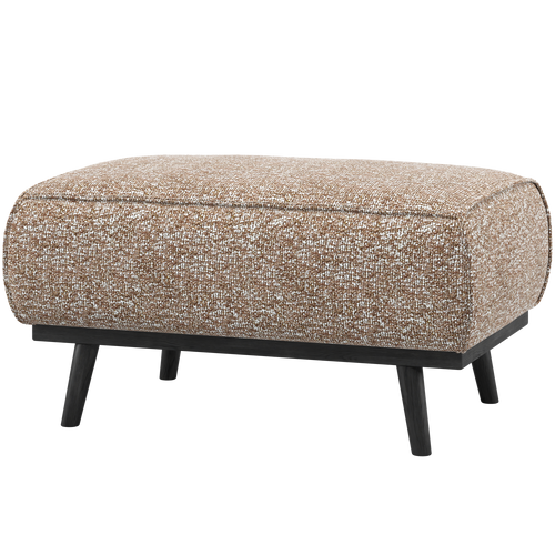 WOOOD hocker Statement - Polyester - Lichtbruin Melange - 40x80x55 - vtwonen shop