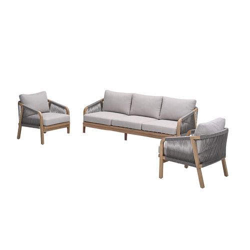 Garden Impressions Loungeset Alora 3-delig - acacia white wash
