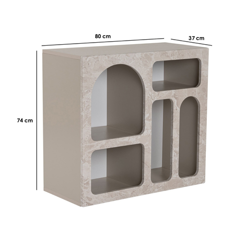 Calicosy - SORA-plank - Wit 80x37x74 cm
