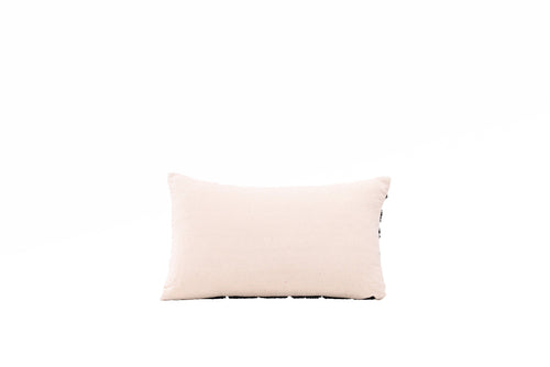 Rebellenclub Kussen Ama - 30x50cm - Zwart/beige