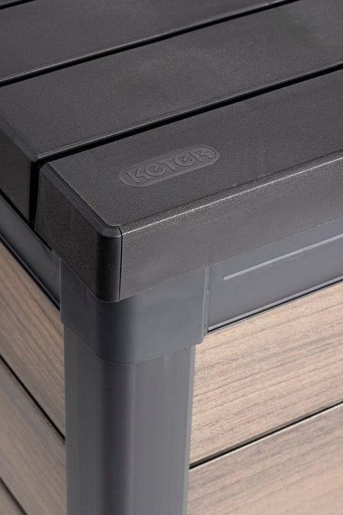 Keter Signature Opbergbox 757L - 151.7x72.5x90cm - Rosewood - vtwonen shop