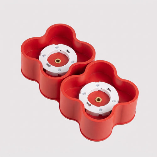 Sollux Lighting Plafondlamp OVIO 2 rood Gx53 - 24,5x12x8cm