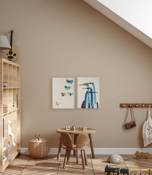 Canvas 60x40 Afdruk Vlinders - vtwonen shop