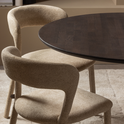 WOOOD ronde poot Tablo - Metaal - Zwart - 73x64x64 - vtwonen shop