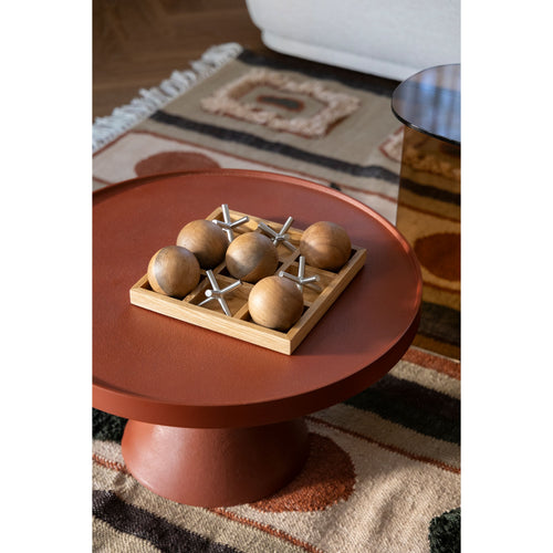 Zuiver Floss Salontafel Rond 60 cm Marsala Rood
