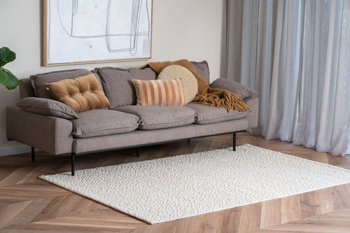 Wollen vloerkleed Nuta ivoor/wit -  Interieur05 - 290 x 200 cm