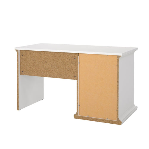 CALICOSY - Bureau met 3 lades SOFIA - Wit - 73,9x130x61,6 cm